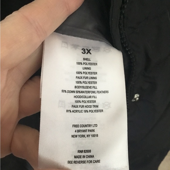 Free Country Women's Plus Size Full Length Splendor Down Jacket - 3X - Picture 11 of 12